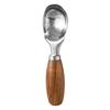 Stainless Steel Non-stick Ice Cream Spoons with Wood Handled Spade Ice Cream Digging Spoon Fruit Ball Making Tool