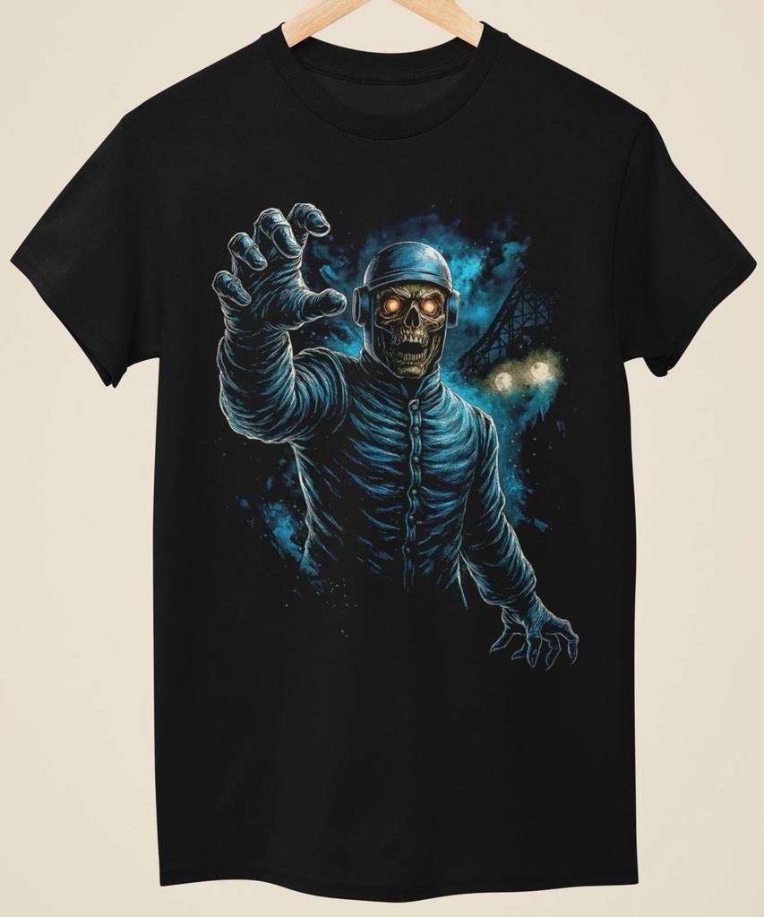 Evil Horror Zombie Unique Halloween Style Unisex Black Printed T-Shirt (HO-002)