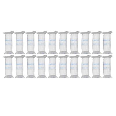 20 шт. рулон марлевого бинта, мягкий, дышащий, эластичный, для ухода за ранами, мгновенно впитывающий марлевый бинт