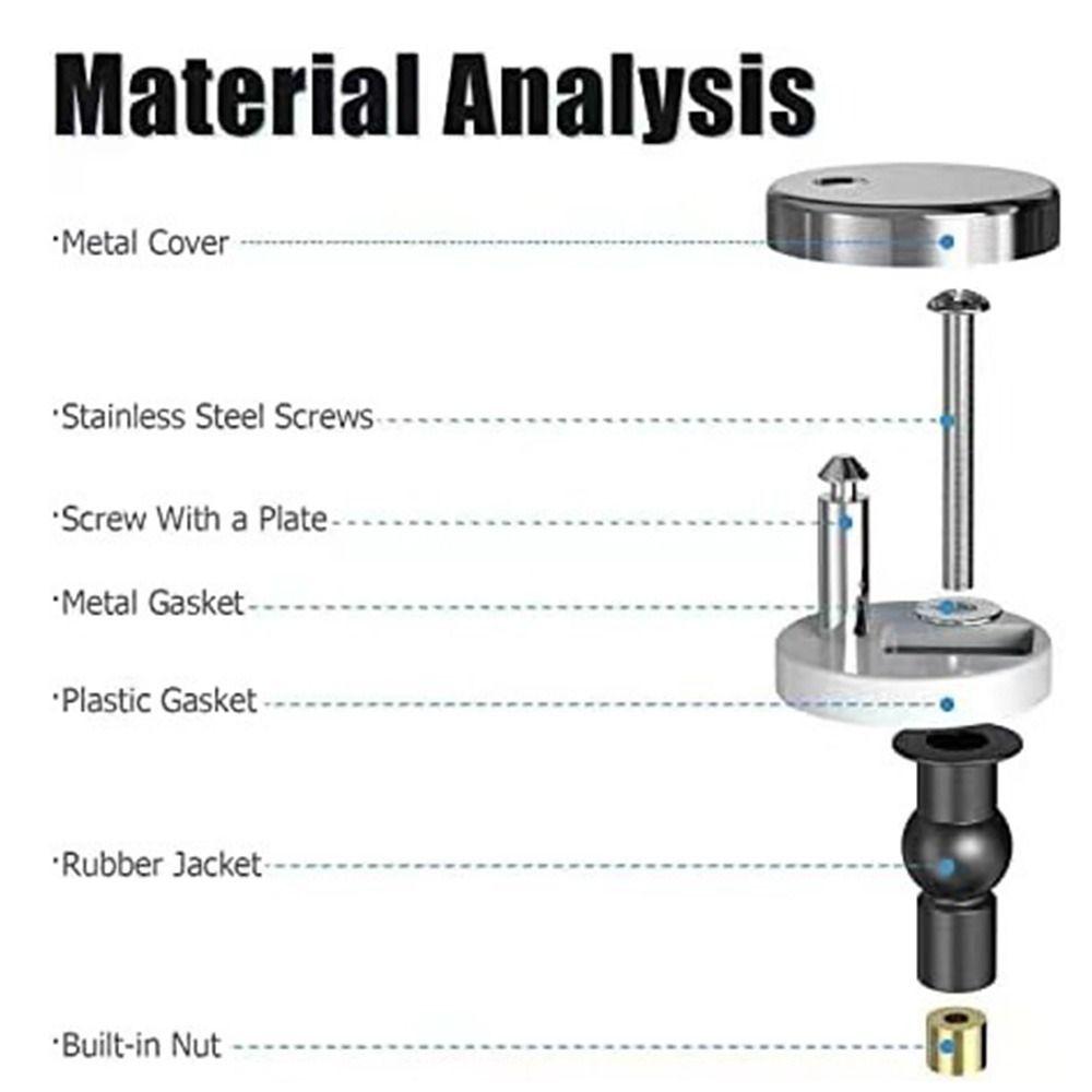 Быстросъемные сиденья для унитаза Верхнее крепление Мягкий туалетный набор Сверхпрочные петли для 2 шт. Ванная комната