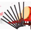 R-STYLE Authentic Taiko Drum Set with Natural Ebony and Purple Sandalwood, Black Grain, Premium Japanese Taiko Drum Sticks (30cm)