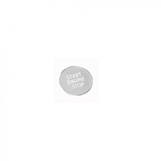 Silver Aluminum Alloy Car Engine Start Stop Button Cover Trim For BMW 3 G20 19+
