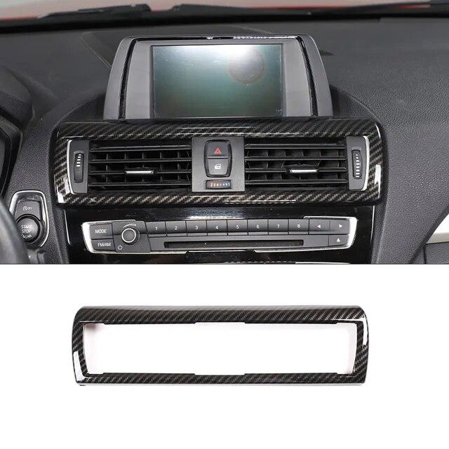 ABS углеродное волокно, автомобильный центр управления, украшение интерьера, наклейка для BMW 1 2 серии F20 F21 F22 F23 2012-2018, автомобильные аксессуары