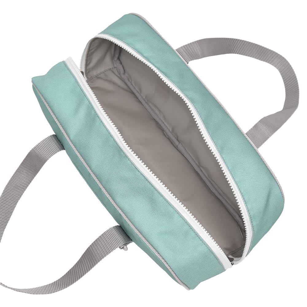 COLORFUL CANDY STYLE Art Supplies Paint Set Craypas Watercolor Lightweight Type Dull Turquoise Cool Mesh Art Supplies Bag with Shoulder Strap