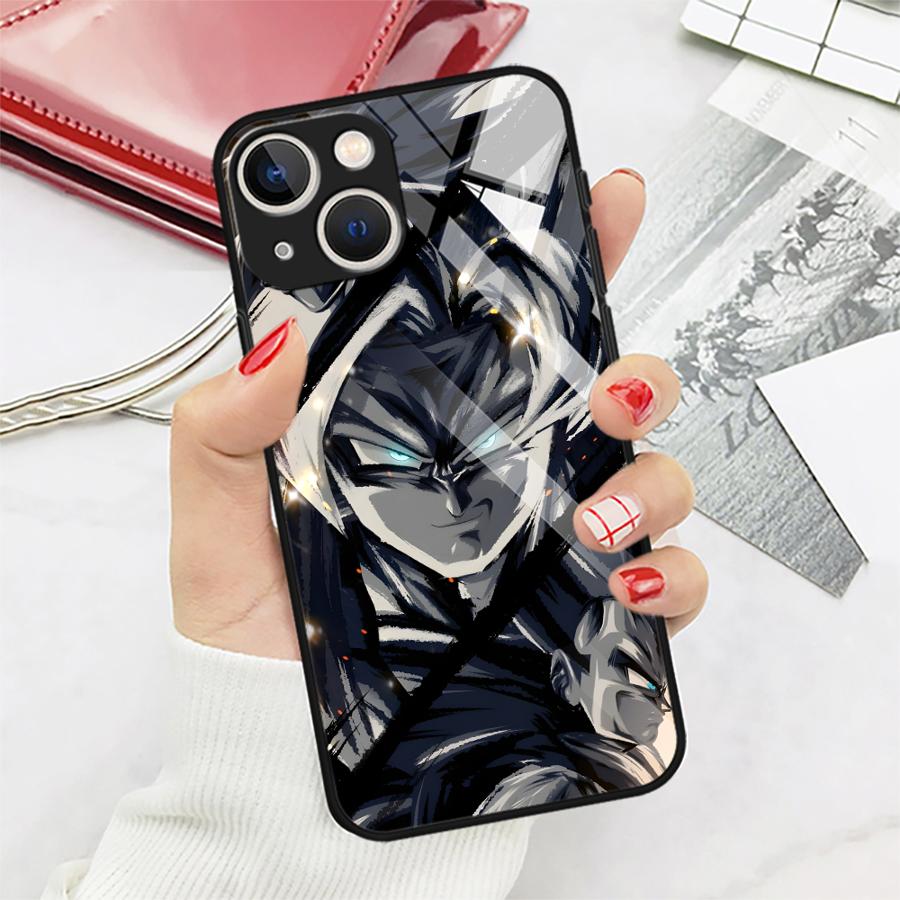 Чехол-накладка D-ragonS B-allS Goku из стекла для iPhone 17 Pro Max 12 XR 8 14 11 16 Air 13 15 Plus