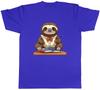 Sloth at School Unisexs TShirt Studying Back to School Nursery Unisex Tee Gift