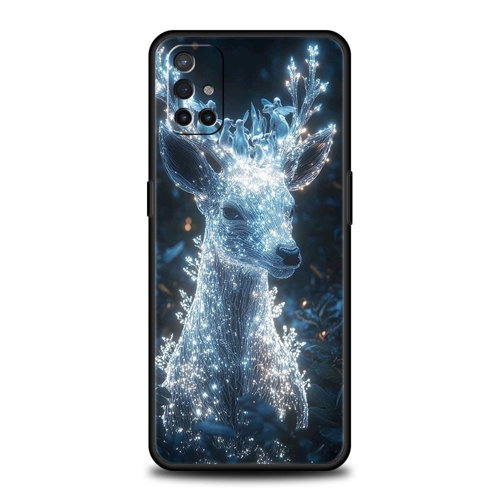 Phone Case For Oneplus 13R 13 12 10T 11 R10 Nord N100 N200 N10 9 9R CE 2 3 Z Pro Lite 5G Soft TPU Cover Cartoon Animal Deer Bags