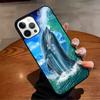 Animal Cute Dolphin Phone Case For iPhone 17 Air 16 15 14 13 12 11 Pro Max Max Plus Bumper Case Cover