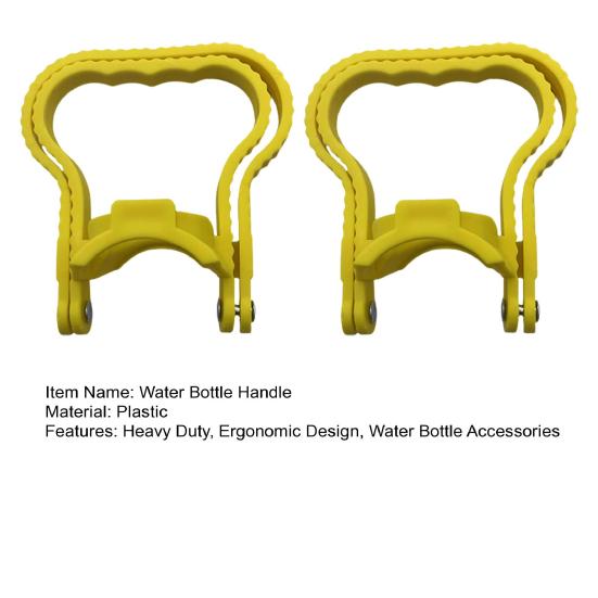 2 шт., 5-галлонная ручка для бутылки с водой, сверхмощная пластиковая эргономичная нескользящая ручка для подъема кувшина с водой, энергосберегающая ручка для переноски бутылки с питьевой водой