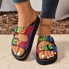 Spring and Summer New Plus Size Slippers Women's European and American Leisure Sandals Women
