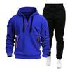 Men's 2025 Spring/Autumn Sportswear: Zippered Hoodie & Sweatpants Set