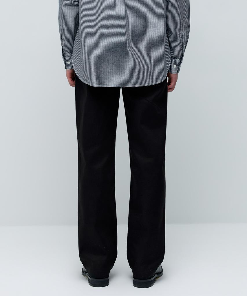 MUSINSA STANDARD Solid Cp Regular Fit Chino Pants [Black]