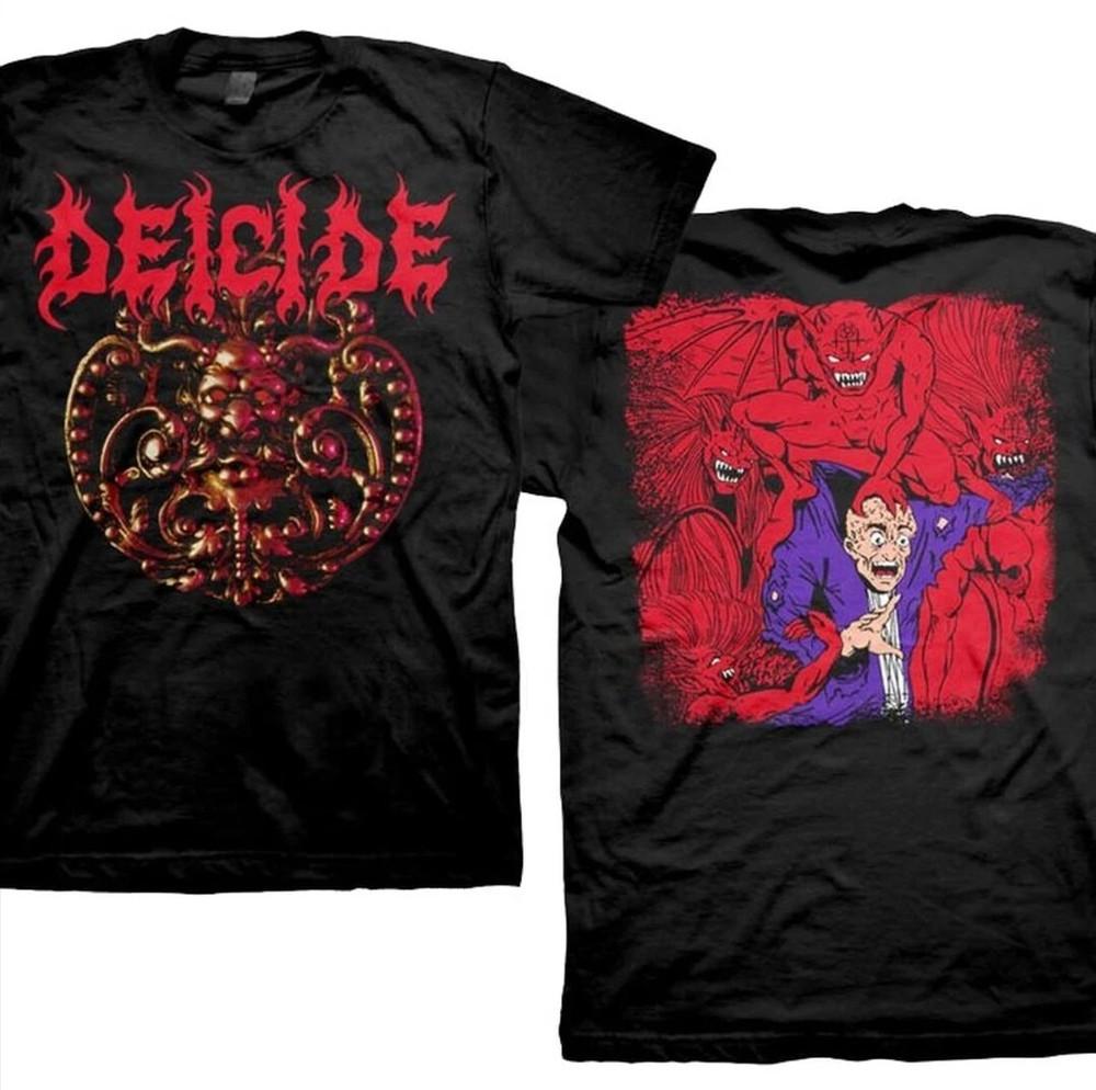 Новая футболка Deicide Medallion DoubleSided Legion Death Metal Band badhabitmerch Унисекс