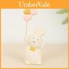 Деревянная декоративная фигурка кролика с гравировкой для прихожей дома и в качестве подарка