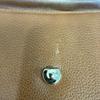 Burberrys 2-way Vintage V leather Shoulder Bag Brown leather Used
