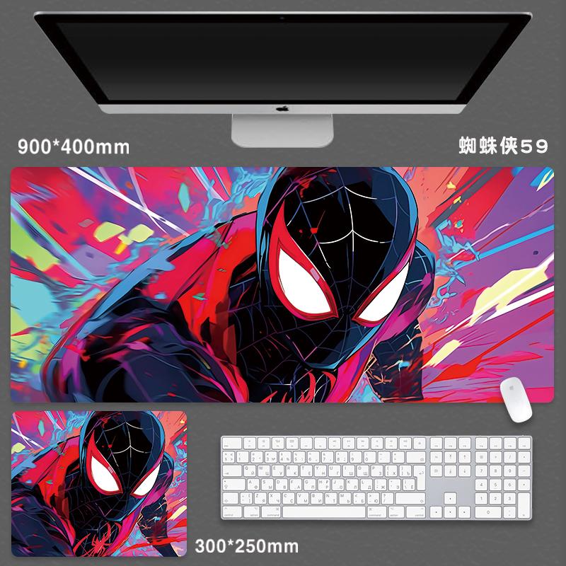 For Spider-Man Mouse Pad Extra Large Game Animation Computer Keyboard(80X40cm)