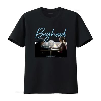 Casual Riverdale Tv Series Bughead Couple Print T Shirt Vintage Homme Breathable Slightly Soft Comfortable Unisex