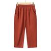 Elastic High Waist Cotton Capris for Middle-Aged and Elderly Women - Summer 2026 Casual Style for Young Mothers.