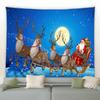 Christmas Snowman Print Tapestry Bedroom Living Room Home Decoration Wall Decoration Background Cloth