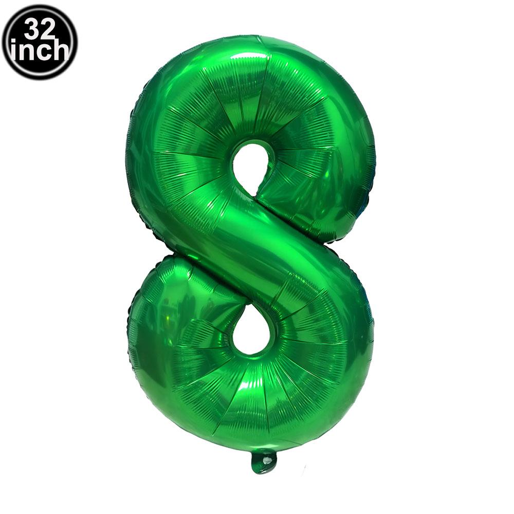 Multi Color Large Numbers 3 Balloon 32Inch 1 2 3 4 5 6 7 8 9 Birthday Ball Red Digit Bachelorette Balloons Figure Golob Balloons