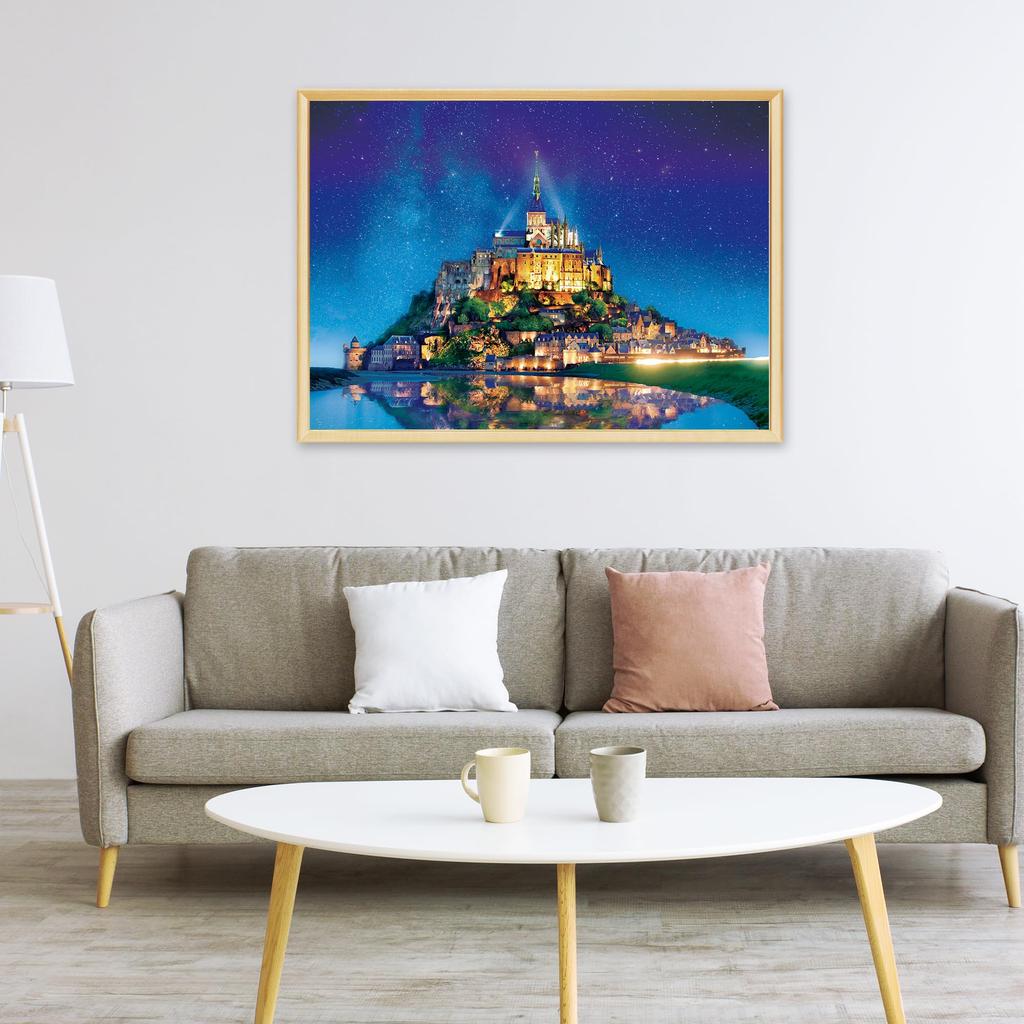 Epoch 3000 Small Piece Jigsaw Puzzle: Japanese Landscapes, Majestic Fuji (73x102cm) 21-515, Includes Glue, Spatula, and Score Ticket