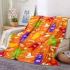 Teletubbies Theme Printed Blanket - Perfect for Couch, Bed, Travel & Outdoor Use | Machine Washable, Cozy & Durable.