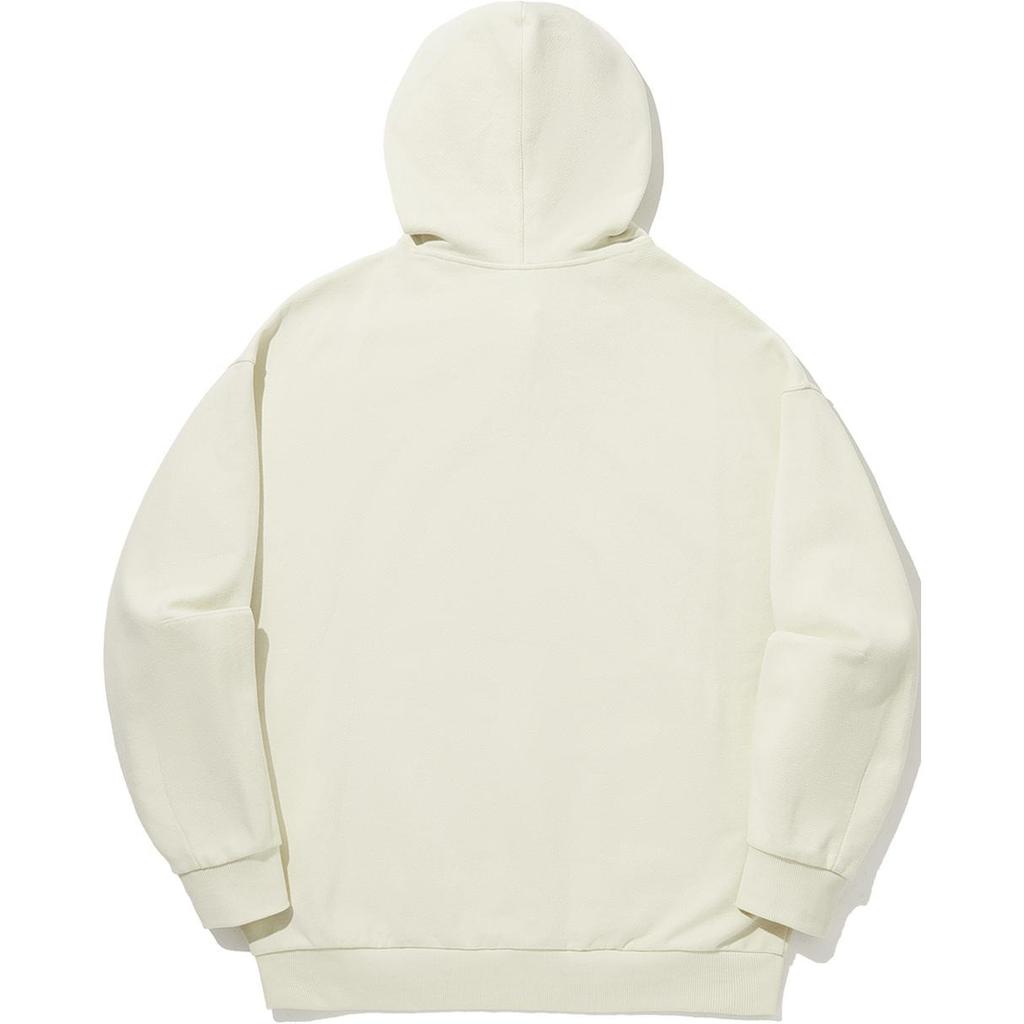 Толстовка пуловер с капюшоном свободного кроя серии Li Ning Skateboard, унисекс, кремово-желтая, AWDUB37-1