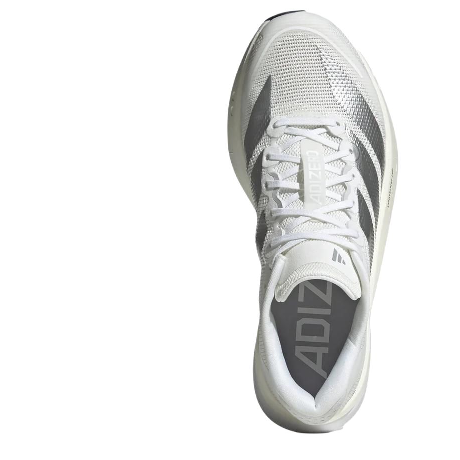 adidas  Adizero Boston 13 White Matte Silver Women Sneakers Cloud-White Dash-Grey JS4948