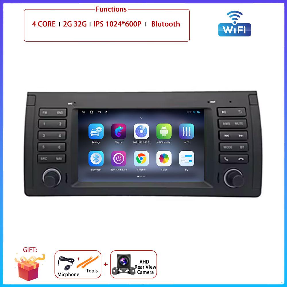 7" 4G для BMW X5 E53 E39 Car Carplay Auto Android OS Радио Навигация GPS Мультимедиа Видео Плеер BT 5.0 WIFI DSP