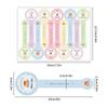 100PCS Thank You Seal Stickers Handmade Multicolor Long Strip Label DIY Accessories Self-adhesive Wrapping Decorative Sticker