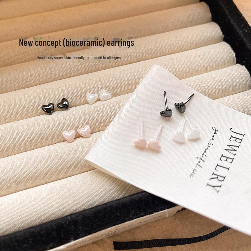 Керамические серьги Sweet Girl — милые и простые съемные украшения для ушей из цельной керамики