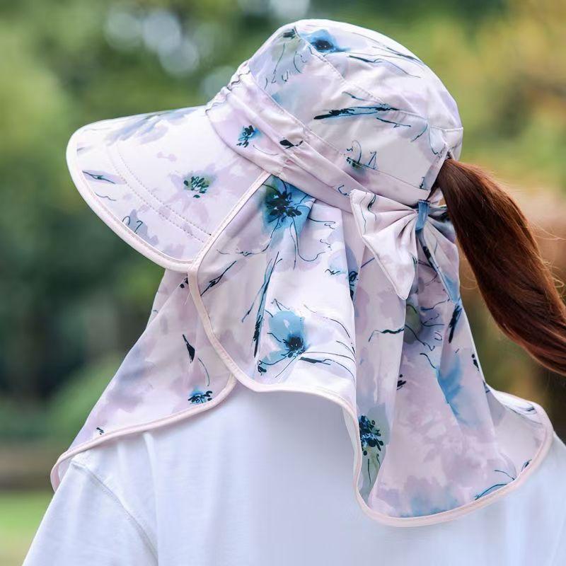 Dayan Sun Hat для женщин, летняя велоспорт, защита лица от ультрафиолета, большая солнцезащитная шляпа Eave