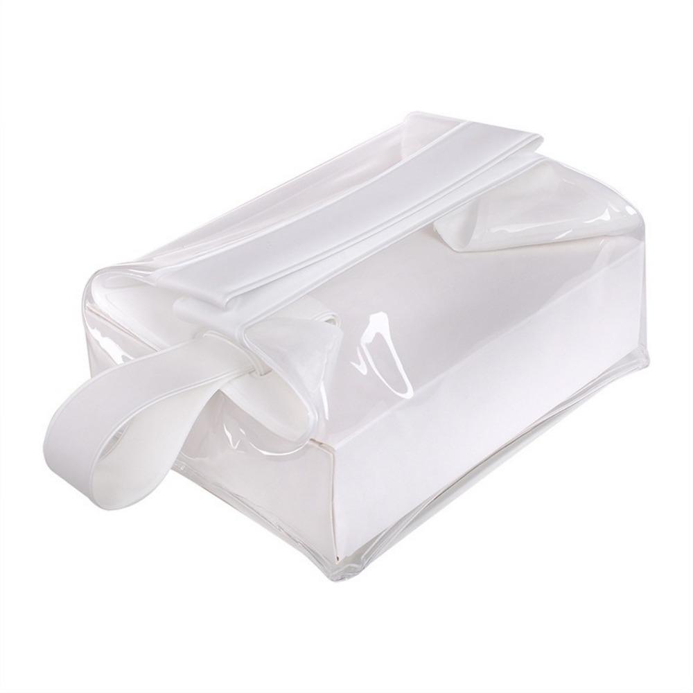 Large Capacity PVC Makeup Bag Magnetic Closure Cosmetic Pouch Portable Clear Toiletry Bags Bath