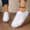 Fashionable New Comfortable Non Slip Women's Shoes Spring and Autumn Round Toe Elegant Lace Up Breathable Casual Sports Shoes