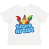 Inktastic Футболка для малыша и ребенка Мальчик Будущий Художник Художник Рисование Рисунки Поделки