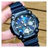Casio Серия YOUTH-Дисковый Двойной Дисплей Водонепроницаемость 100 метров Кварцевый Механизм Ремешок из Смолы Японские и Корейские Часы Мужские Часы Синий Циферблат AEQ-120W-2AV