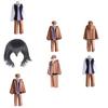 Костюм японского аниме «Bungo Stray Dogs» (Бродячие псы литературы) в детективной форме с идеальными швами