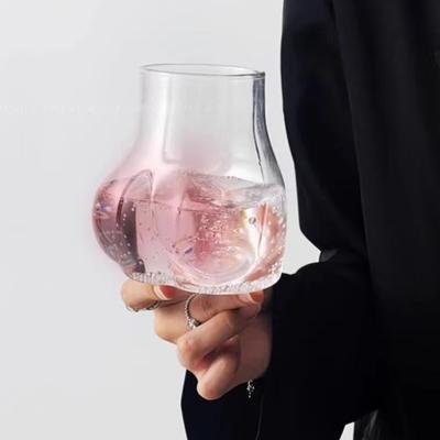 Прозрачная чашка для питья 3D Butt Shape Glass Whisky Juices Cup For Cold Juices