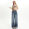 Женские джинсы Four Seasons Wear Wide Leg в стиле ретро, новый стиль, свободные, повседневные, универсальные, прямые брюки