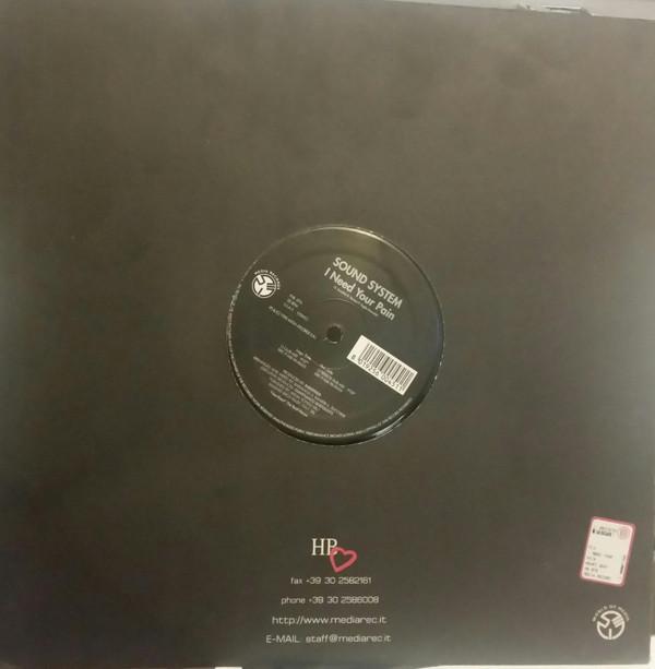 12-дюймовая пластинка ЗВУКОВАЯ СИСТЕМА - Мне нужна твоя боль HB076 Heartbeat 1998 Италия Танцевальная и электронная Б/У