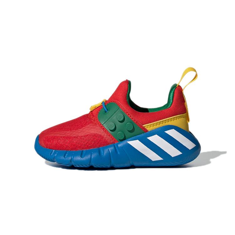 LEGO x Adidas Rapida Нескользящие и дышащие Нескользящие и дышащие Низкие кроссовки для малышей Красный Синий H05284