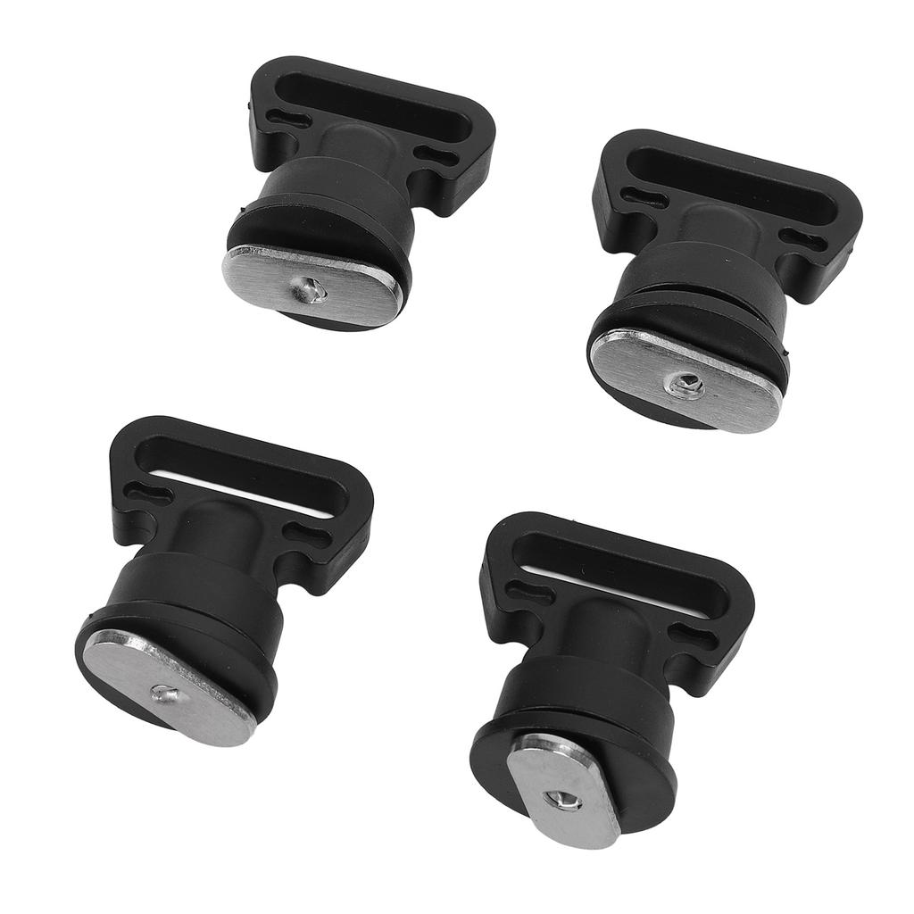 4PCS Track Mount Tie Downs Marine Nylon Rope Securing Fasteners for Motorboat Inflatable Boat Kayak