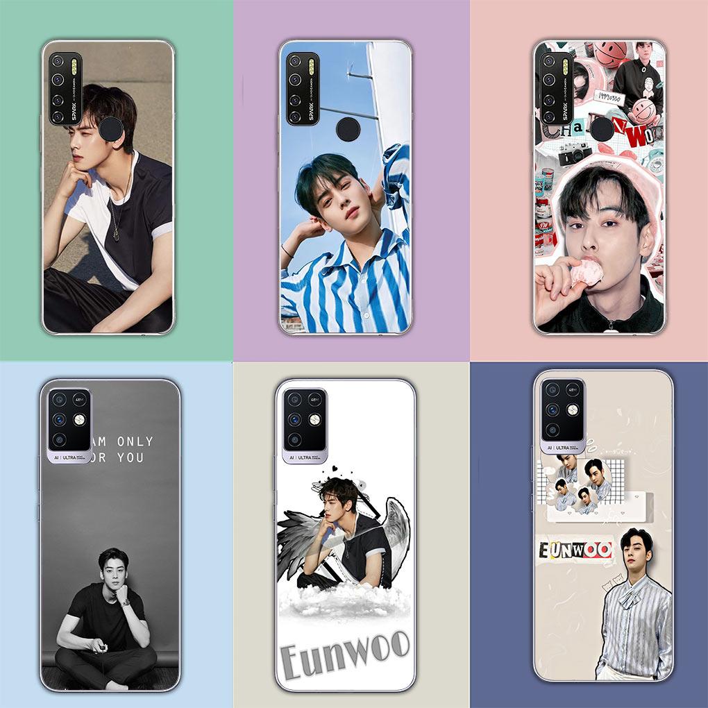 Мягкий чехол Cha EunWoo Eun Woo для Samsung Galaxy A04 A14 A23 A34 A54 M23 M33 M52 M53 M30S M31 M51 M21 Чехол для телефона