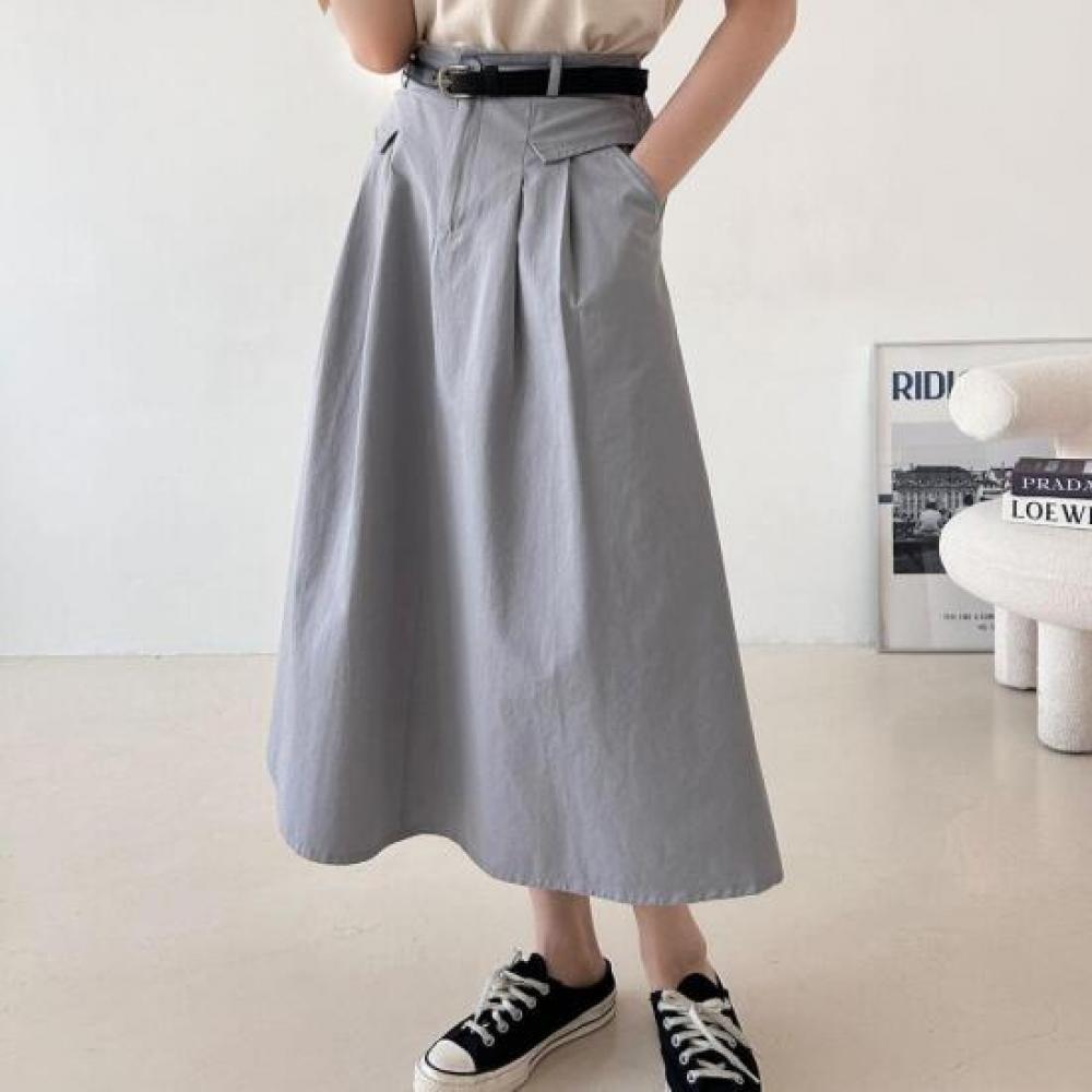 New ArrivAls Open Run A Line wAistbAnd pleAted Skirt
