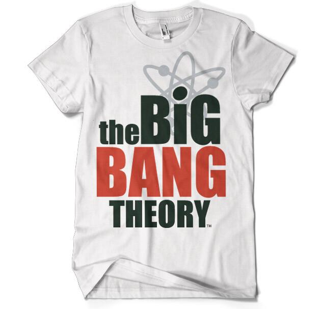 Officially Licensed The BIG Bang Theory Logo 3XL4XL5XL Men's T-Shirt