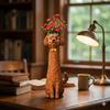 Handmade Dog Flower Vase Cartoon Animal Planter Modern Animal Flower Holder  Home Decor