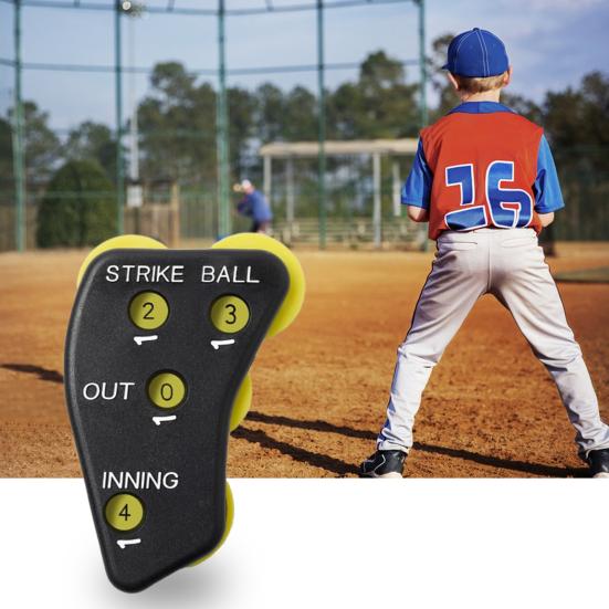 1 шт/2 шт 4-х колесный бейсбольный арбитр кликер софтбольное судейское оборудование мяч удар счетчик питчей кликер для судьи-счетчика записей аутов и иннингов мячей