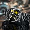 LIGE Fashion Men's Watch Luxury Stainless Steel Waterproof Sports Quartz Watch Supercar Wheel Dial Military Watches for Men+Box