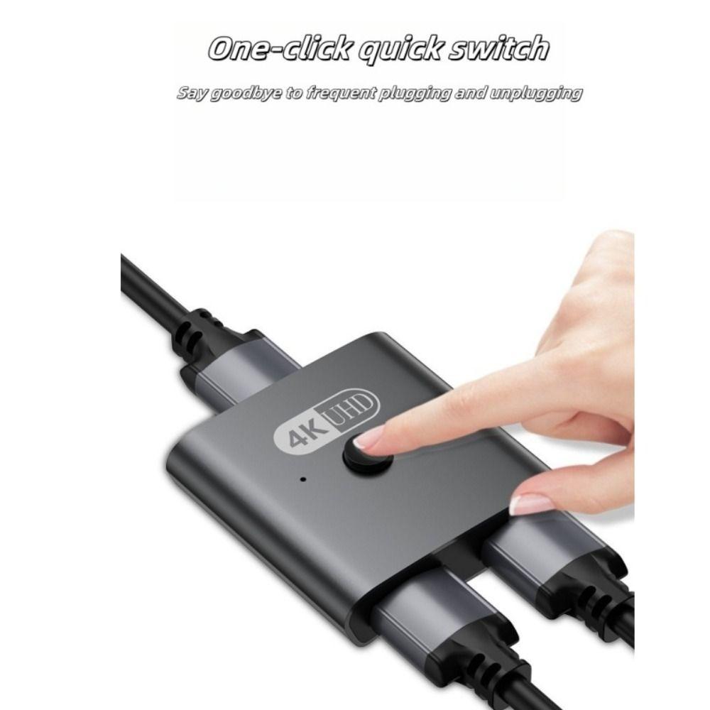 4K@120HZ HDMI Splitter High-definition Video Switcher Advanced HDMI Switch  Gaming Setup