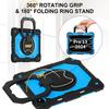 Portable Kids Tablet Cases for IPad Air13/Pro13 Pro Air 13 2026/2025 M5/M4/M3/M2 Case Cover Rotating Stand PC+Silicone Shell